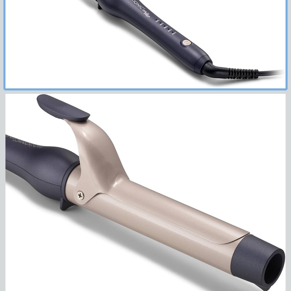 Bio Ionic Gold and Blue Curling Iron 1.25 - Picture 1 of 12